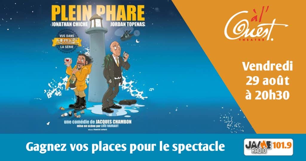 Gagnez vos places pour la comédie “Plein Phare” au Théâtre à l’Ouest d’Auray !