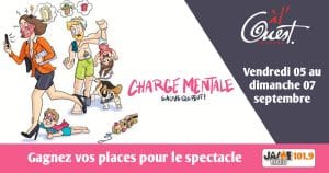 Gagnez vos places pour voir “Charge mentale sauve qui peut” au Théâtre à l’Ouest d’Auray !