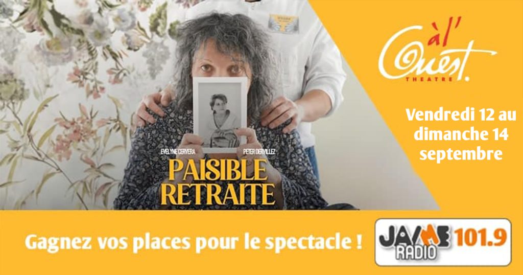 Gagnez vos places pour voir “Paisible retraite” au Théâtre à l’Ouest d’Auray !