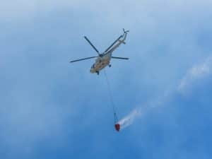 L’hélicoptère bombardier d’eau s’est écrasé à Rosporden dimanche soir. Aucun blessé, mais des mesures de précaution ont été prises.