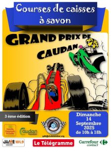 Rendez-vous dimanche 14 septembre à Caudan pour la 3ᵉ édition de la course de caisses à savon : créativité, fun et ambiance familiale.