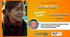 Gagnez vos places pour l’avant première du film “Les Braises” au Cinéville de Lorient !