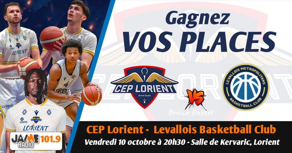 Gagnez vos places pour le match du CEP Lorient face à Levallois!