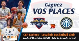 Gagnez vos places pour le match du CEP Lorient face à Levallois!