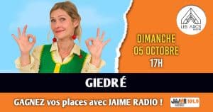 Gagnez vos places pour voir GiedRé aux Arcs de Quéven !