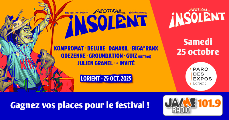 Gagnez vos places pour le "Festival Insolent" à Lanester