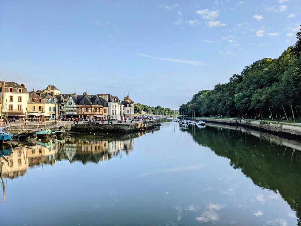Auray : un dauphin toujours coincé dans le port de Saint-Goustan