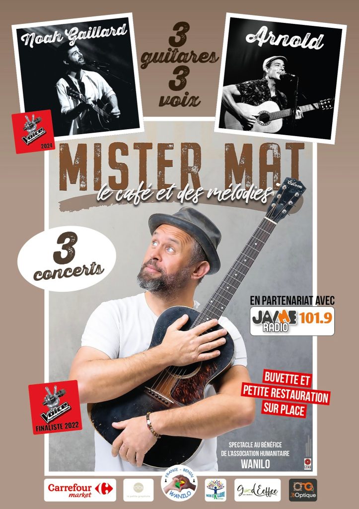 Ce mercredi dans JAIME Radio fait son show, Wanilo : 3 guitares 3 voix