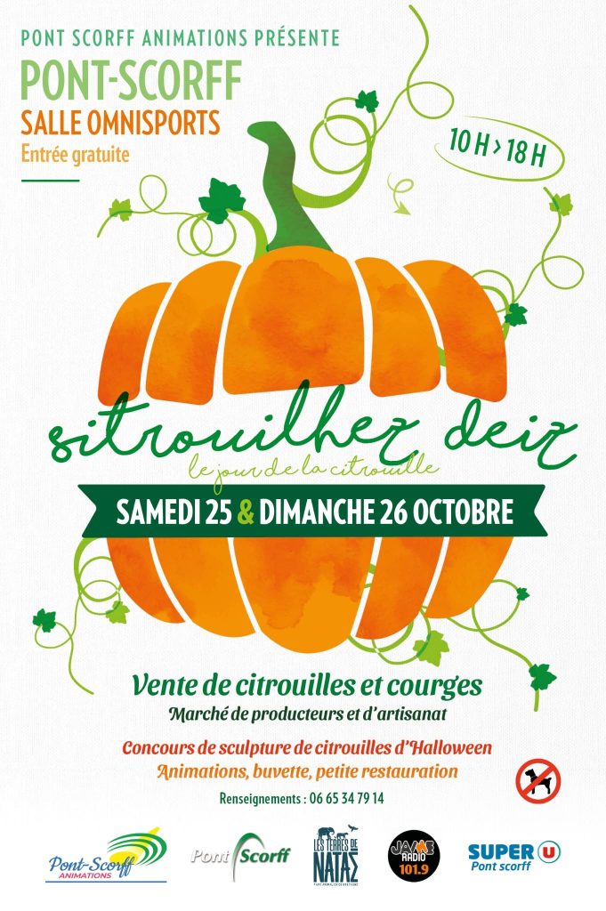 Le Sitrouilhez Deiz fait son grand retour à Pont-Scorff ! Concours, marché et animations autour des citrouilles à découvrir ce week-end.