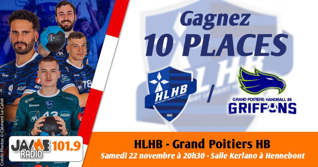 Gagnez vos places pour Hennebont Lochrist HB face aux Griffons du Grand Poitiers !