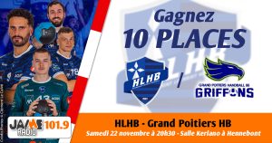 Gagnez vos places pour Hennebont Lochrist HB face aux Griffons du Grand Poitiers !
