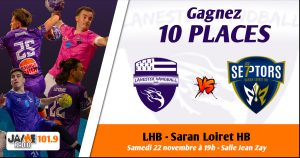 Gagnez vos places pour le match entre Lanester Handball et Saran Loiret !