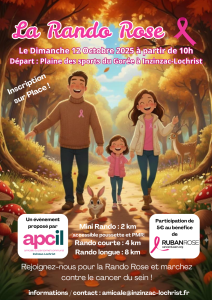 Rando Rose : marche solidaire à Inzinzac-Lochrist
