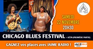 Gagnez vos places pour le Chicago Blues Festival aux Arcs de Quéven !