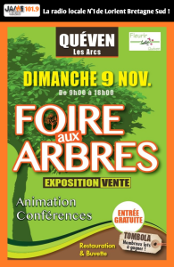 Le 9 novembre à Quéven, Foire aux Plantes ! Exposants, animations, conférences et tombola vous attendent salle des Arcs et rue de la Gare.