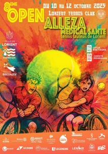 Assistez au tournoi de tennis fauteuil du Morbihan du 10 au 12 octobre à Lorient. Entrée libre, sensibilisation au handicap.
