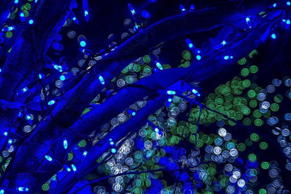 Ce soir à Quimperlé, suivez le chemin lumineux de l’artiste Yann Kersalé. Une balade poétique pour découvrir la ville sous une lumière bleue.