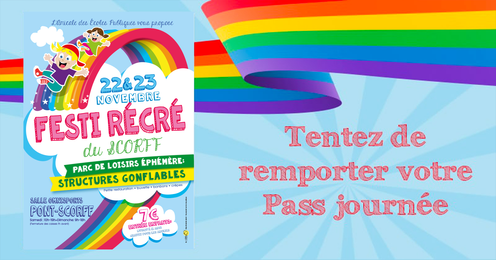 Gagnez votre pass journée pour la Festi Récré du Scorff !