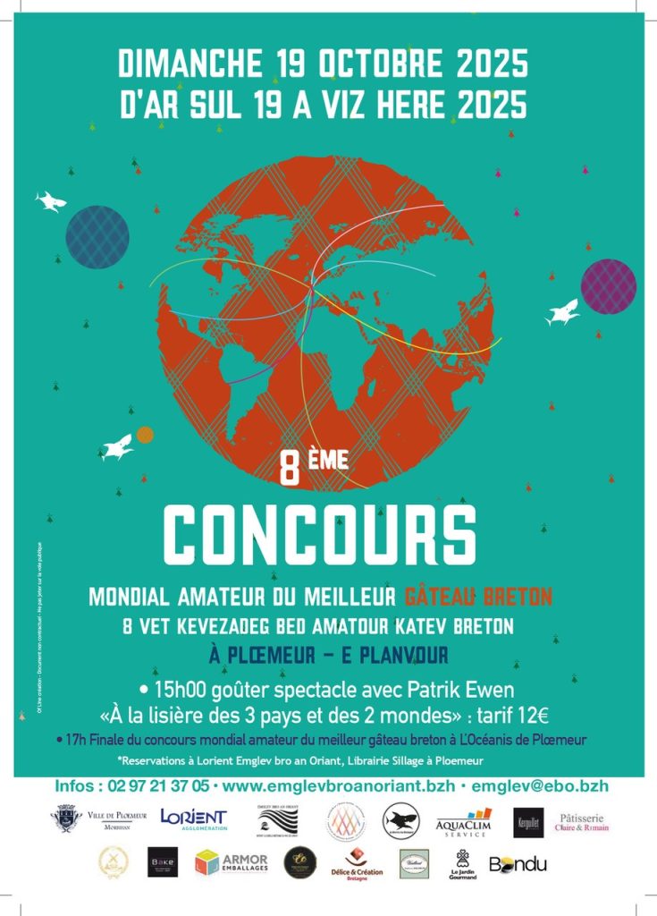 La finale du concours du meilleur gâteau breton se tiendra à Ploemeur le 19 octobre. Un rendez-vous gourmand entre tradition, rigueur et solidarité.