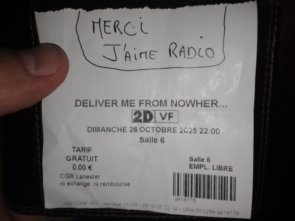 Bravo à Georges Lepetit qui a remporté notre Grand Jeu Cinéma avec le Méga CGR de Lanester  en jouant sur notre site internet.