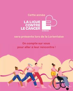La Ligue contre le cancer sera présente à La Lorientaise 2025 avec un stand place de l’Hôtel de Ville. JAIME Radio couvrira l’événement en direct.