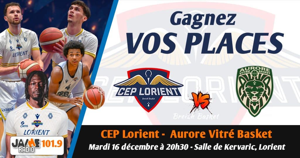 Gagnez vos places pour le match du CEP Lorient face à Vitré