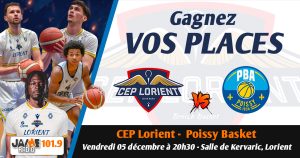 Gagnez vos places pour le match du CEP Lorient face à Poissy