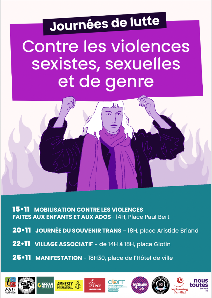 Journées de lutte contre les violences sexistes, sexuelles et de genre