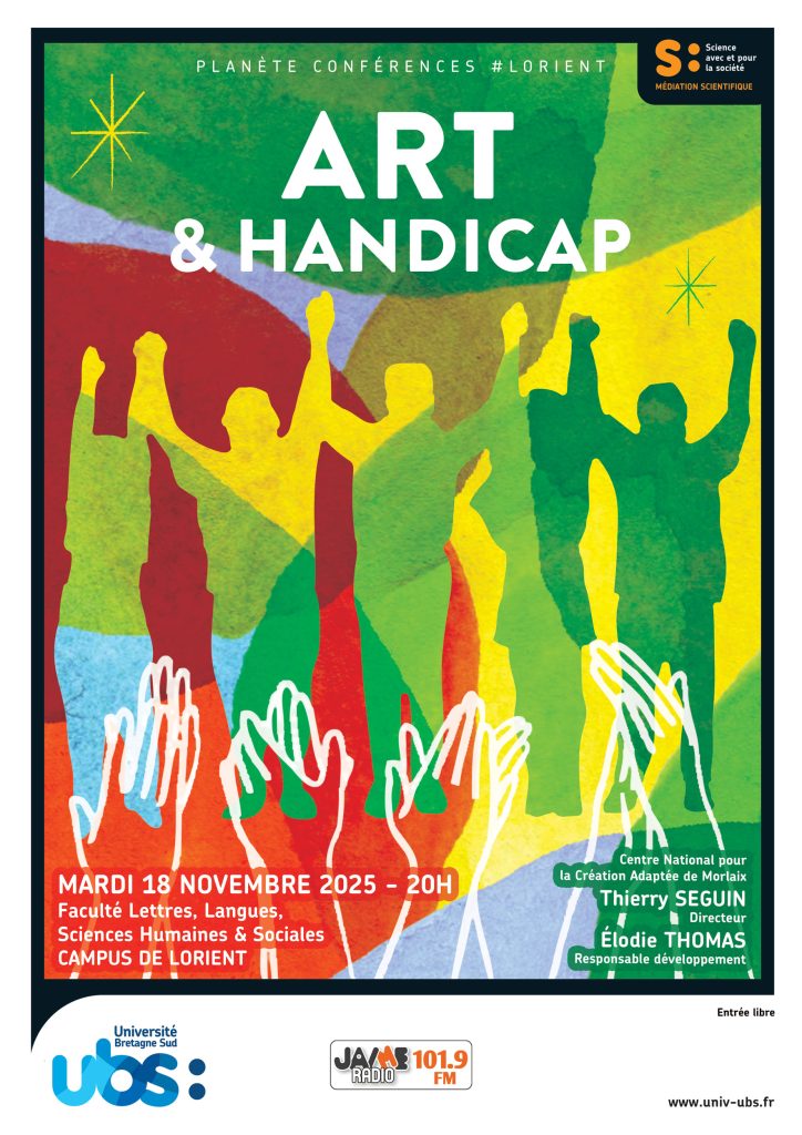 Découvrez mardi 18 novembre la conférence du CNCA à Lorient sur l’art et le handicap, avec la troupe Catalyse et Thierry Seguin.