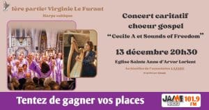 Gagnez vos places pour le concert caritatif choeur gospel