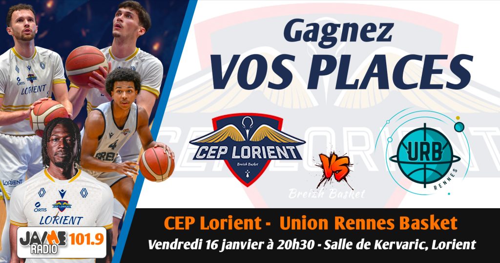 Gagnez vos places pour le match du CEP Lorient face à Rennes