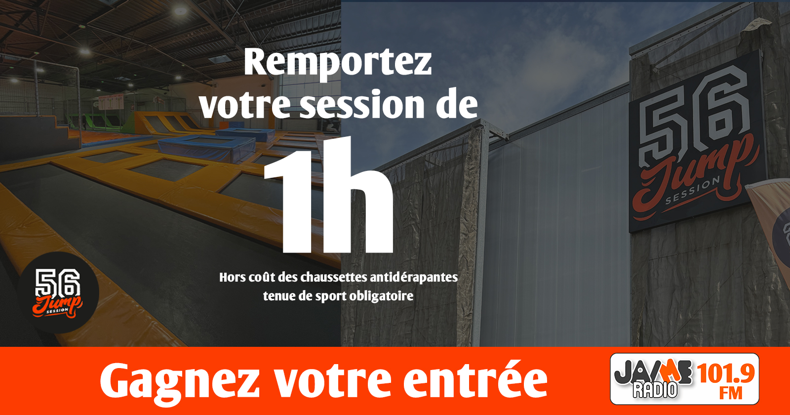 Gagnez vos entrées pour Jump session à Vannes