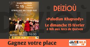 Gagnez vos places pour “Paludian Rhapsody” aux Arcs de Queven !