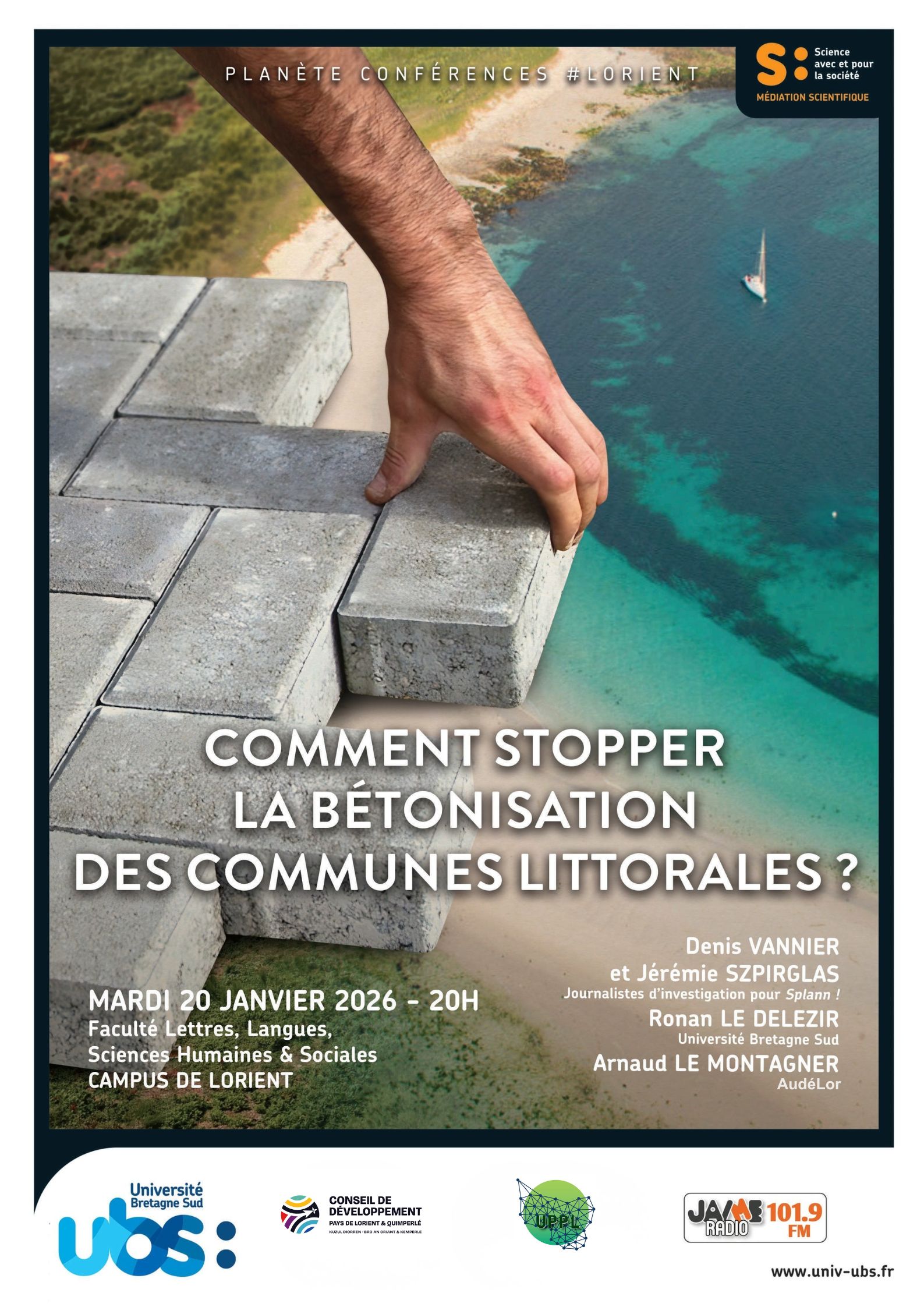 Une conférence à Lorient interroge la bétonisation du littoral breton et les enjeux d’aménagement durable des communes côtières.