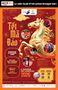 La plus grande fête du Têt en Bretagne revient le 15 février 2026 au Palais des Congrès de Lorient.