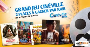 Gagnez vos places cinéma pour le Cinéville de Lorient - février