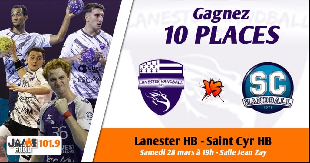Gagnez vos places pour le match entre Lanester Handball et Saint Cyr HB !