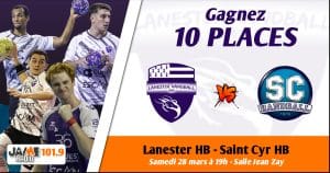 Gagnez vos places pour le match entre Lanester Handball et Saint Cyr HB !