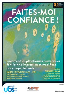 Conférence à Lorient le 17 février pour décrypter comment les plateformes numériques influencent nos comportements.