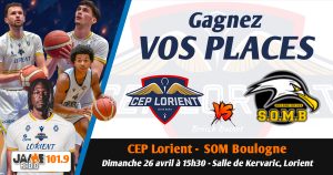 Gagnez vos places pour le match du CEP Lorient face à SOM Boulogne