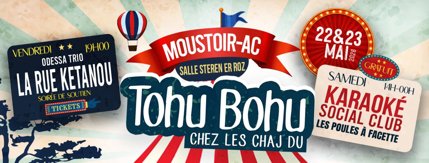 Festival Tohu Bohu : un week-end festif attendu à Moustoir-Ac
