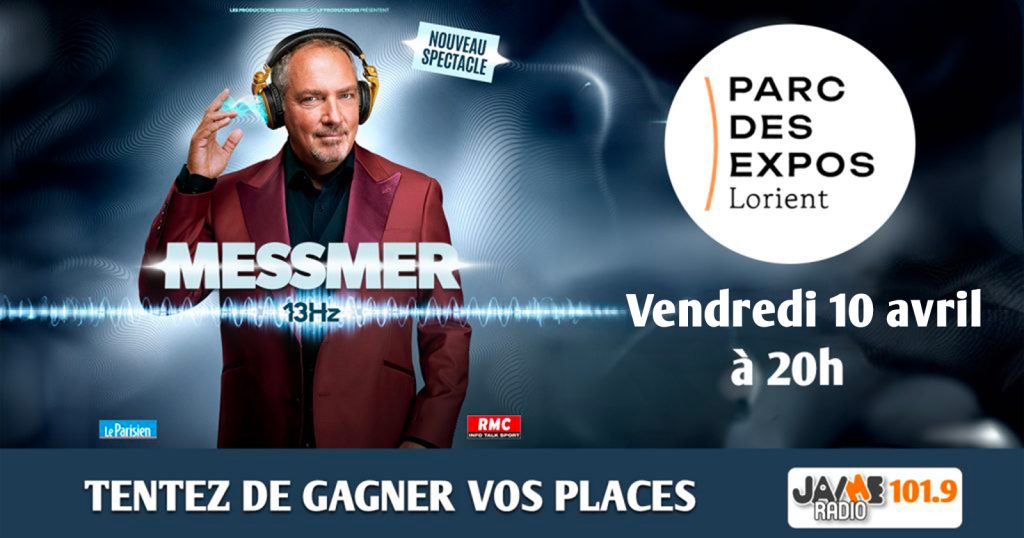 Gagnez vos places pour le spectacle de Messmer au Parc des expos de Lanester !