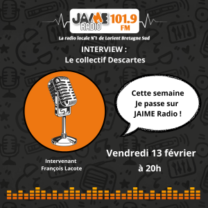 François Lacote, représentant du Collectif Descartes à Lorient, est invité sur JAIME Radio pour évoquer le projet de rénovation de l’école et la vente d’une partie du terrain.