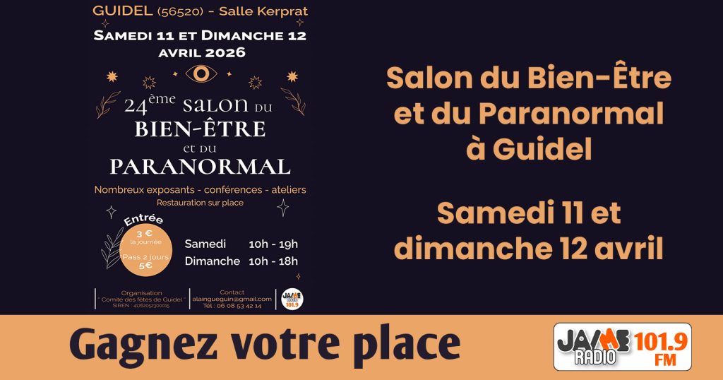 Gagnez vos places pour le salon Bien-Être et Paranormal à Guidel !