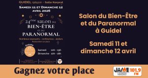 Gagnez vos places pour le salon Bien-Être et Paranormal à Guidel !