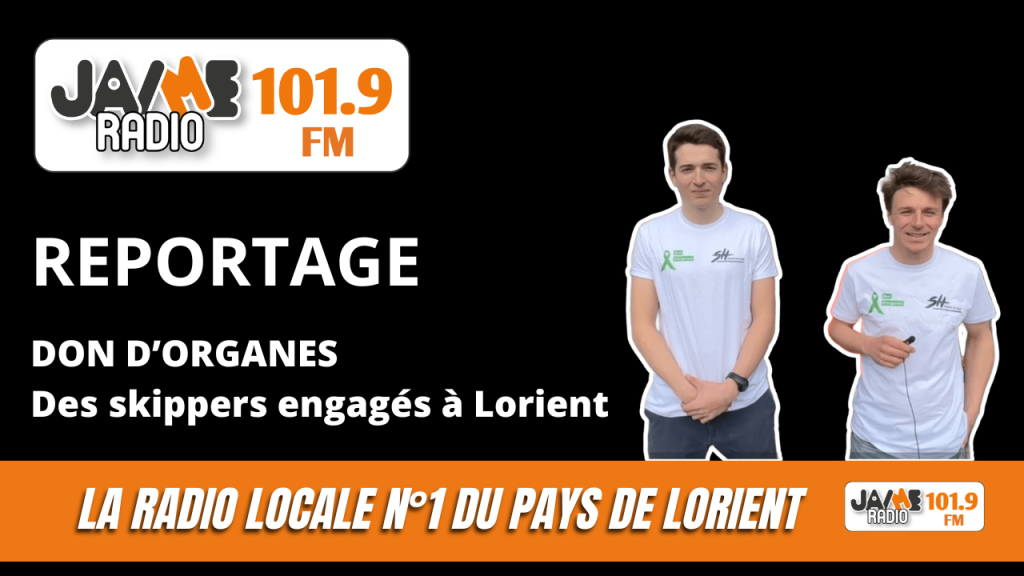 À Lorient, des skippers s’engagent pour sensibiliser au don d’organes lors du baptême de bateaux de la SH Course au Large.