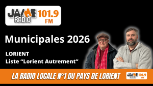 Vincent Le Tertre et Stéphane Bigata présentent la liste Lorient Autrement pour les élections municipales à Lorient sur JAIME Radio.