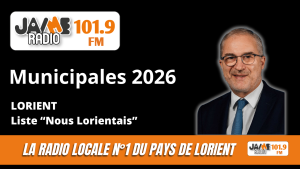 Fabrice Loher présente la liste "Vivons Lorient" pour les élections municipales à Lorient sur JAIME Radio.