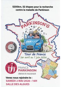 Un médecin atteint de Parkinson fait étape à Larmor-Plage le 2 mai pour une conférence dans le cadre de son tour de France solidaire.