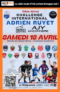 Le 18 avril, US Montagnarde organise le 10ème Challenge Adrien Ruyet avec 48 équipes U8 et U9 et clubs internationaux.